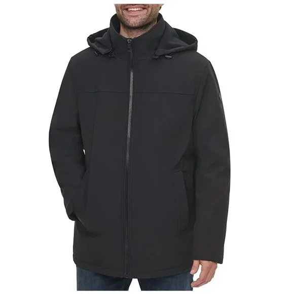 Calvin klein online softshell hooded jacket